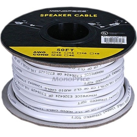 Monoprice Speaker Wire-12Awg Cl2 2-Conductor_50 2816